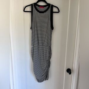 NPhilanthropy Striped Lightweight Cotton Shirtdress